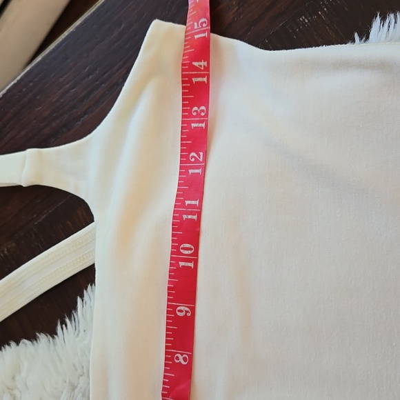 Aria Lattner Everyday Ivory Sleeveless Knit Jumpsuit Large - Picture 9 of 13